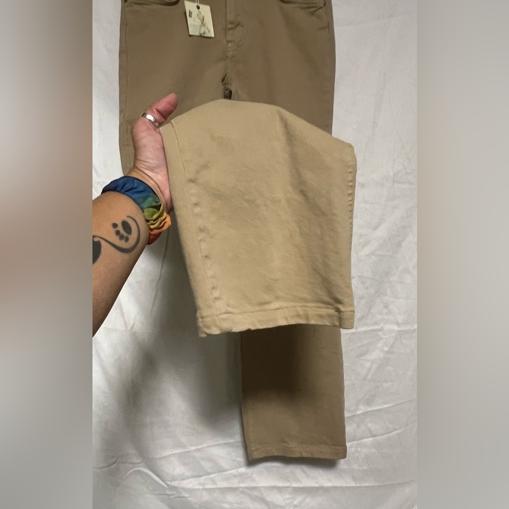 MiH Milan Trouser Wide Leg Cotton Jeans Work Wear Office Casual Neutral Pants - Picture 6 of 13
